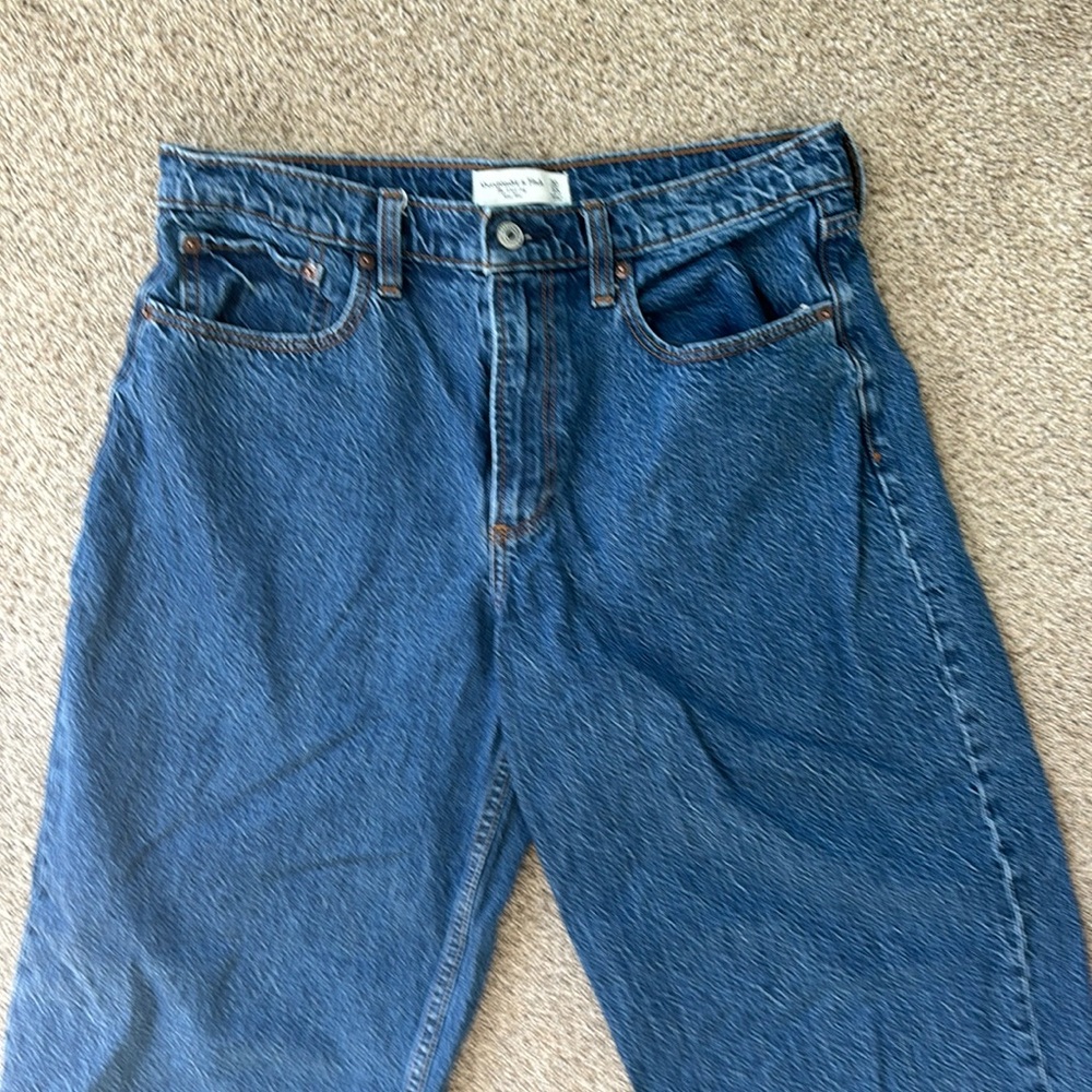 Abercrombie wide leg jean